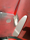 Kawasaki GPZ 900 R ZX900A - front spoiler fairing damaged 55028-1072 A29B