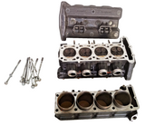 Kawisaki gpz 900 Engine cylinder head valves valve cover with hardware on a white background