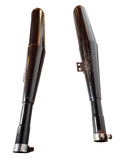 1970 + BMW R75 OEM Dual Exhaust Mufflers Set Painted Black