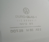 1970 + VW Beetle OEM Rear Windshield Glass Duro Glas-1  M85 As2  #(C)