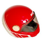Original Vintage Nolan Ninja N42 Red & White Motorcycle Helmet made In Italy