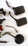 1980 + Honda XL Parts Lot Engine Brackets-Side Covers- Side Mirror OE