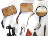 1980 + Honda XL Parts Lot Engine Brackets-Side Covers- Side Mirror OE