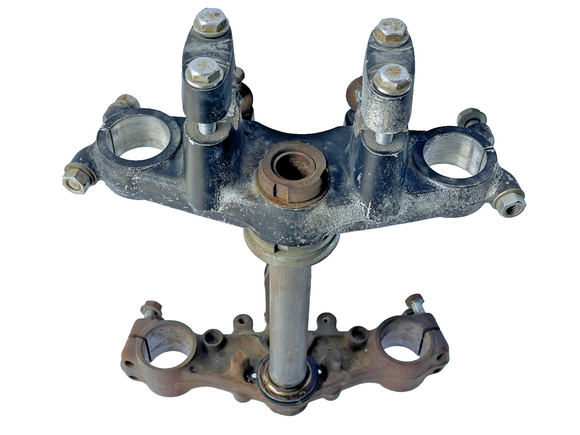 1970-73 Honda MT125 OEM Triple Tree Fork Handlebar Clamp W/ Hardware