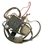 1967 VW Volkswagen Bug Seat Belts- Rear View Mirror- Radio Faceplate - Parts Lot