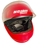 Original Vintage Nolan Ninja N42 Red & White Motorcycle Helmet made In Italy